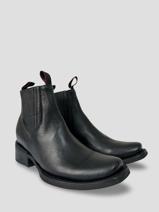 Botin Charro Negro, horma Dubai