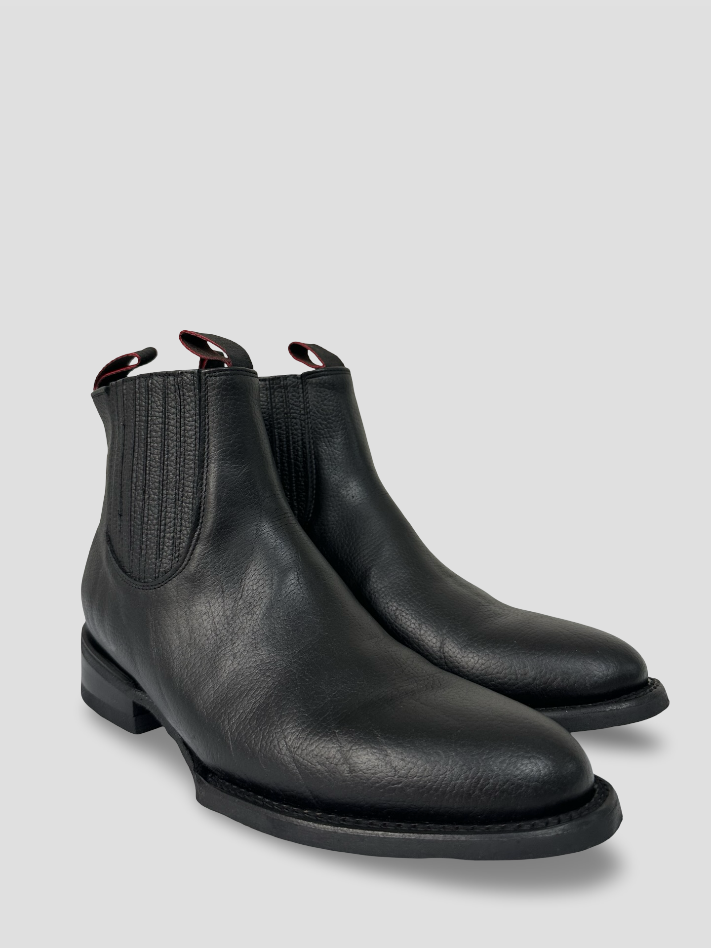 Botin Charro Negro, horma oval