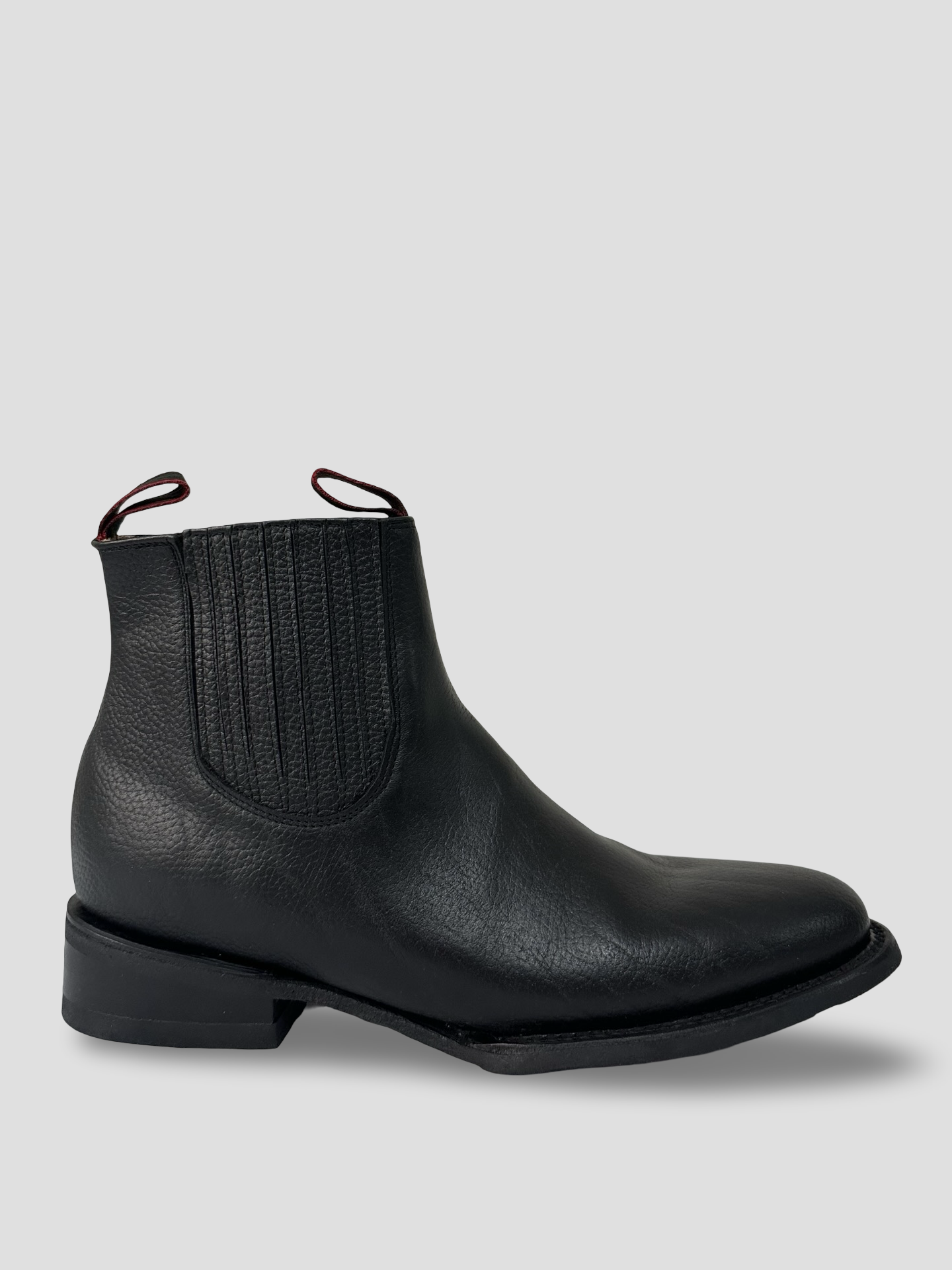 Botin Charro Negro, horma oval