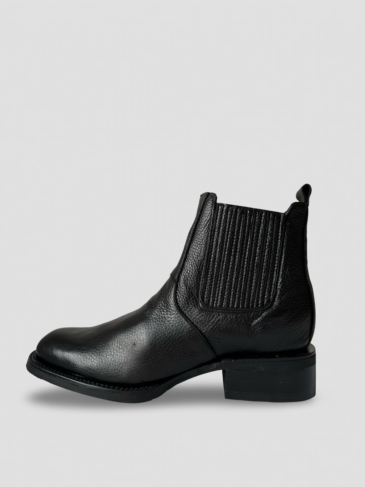 Botin Charro Negro, horma Francesa