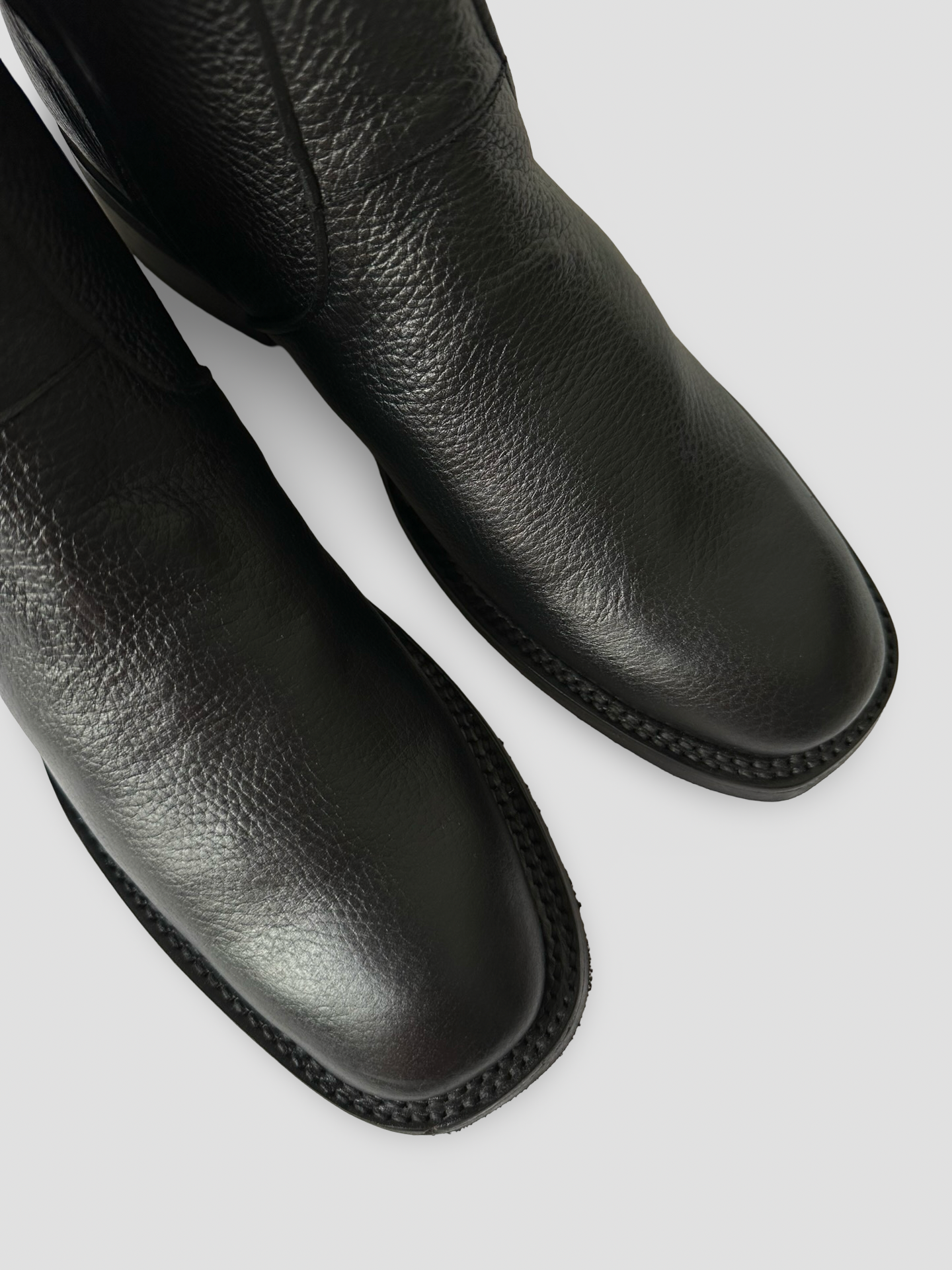 Botin Charro Negro, horma Francesa