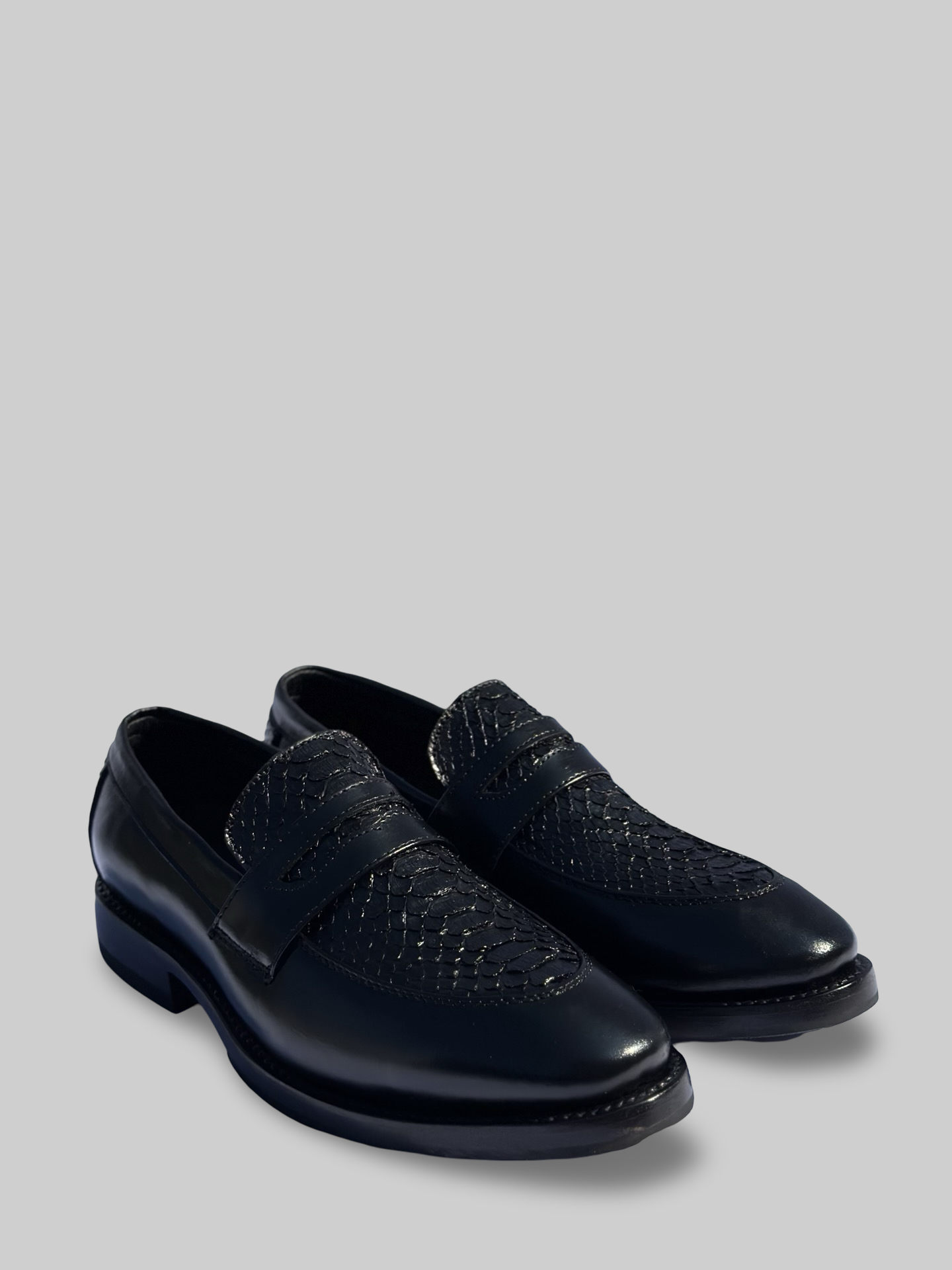 Mocasines | Black Python