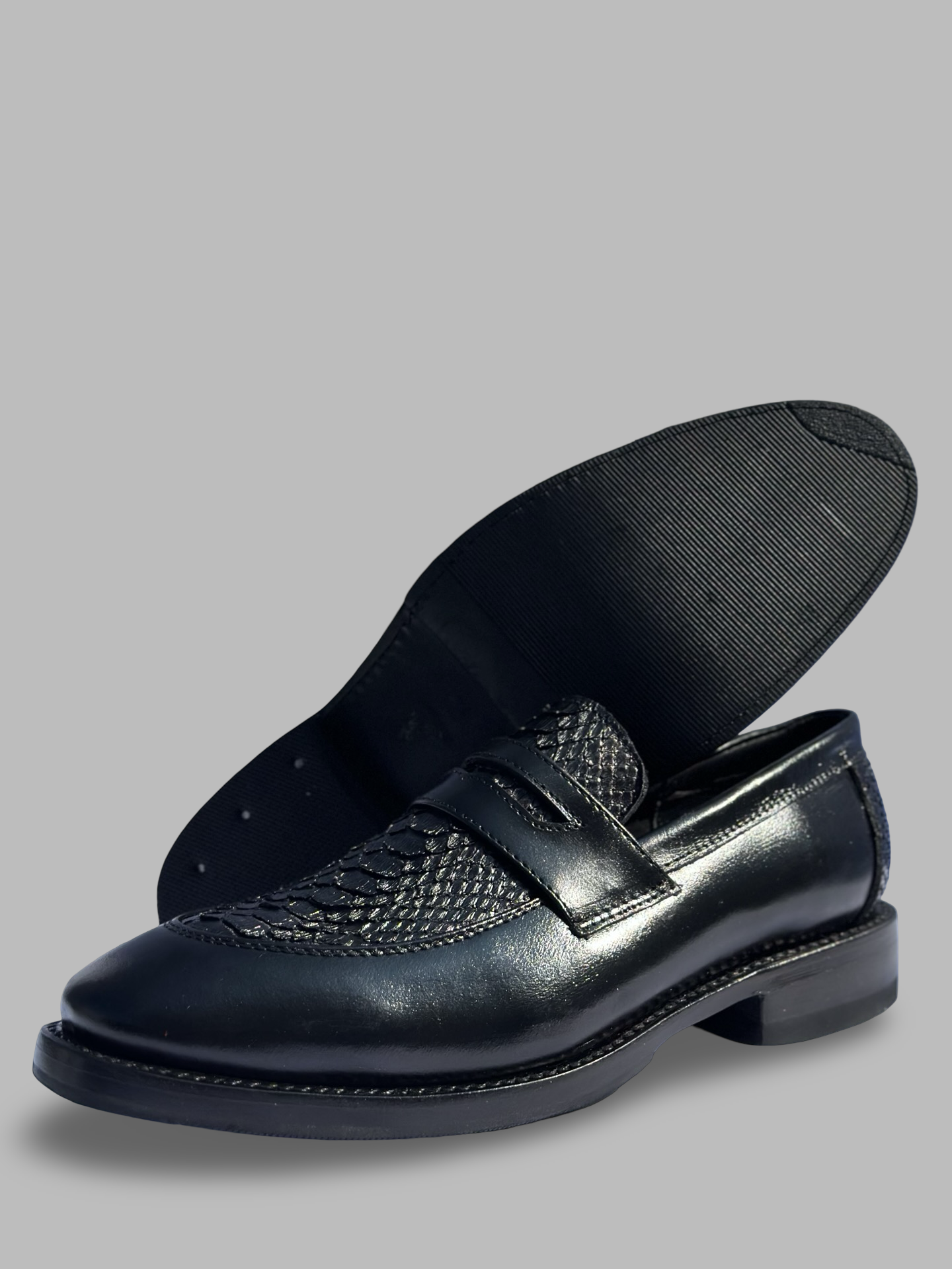 Mocasines | Black Python
