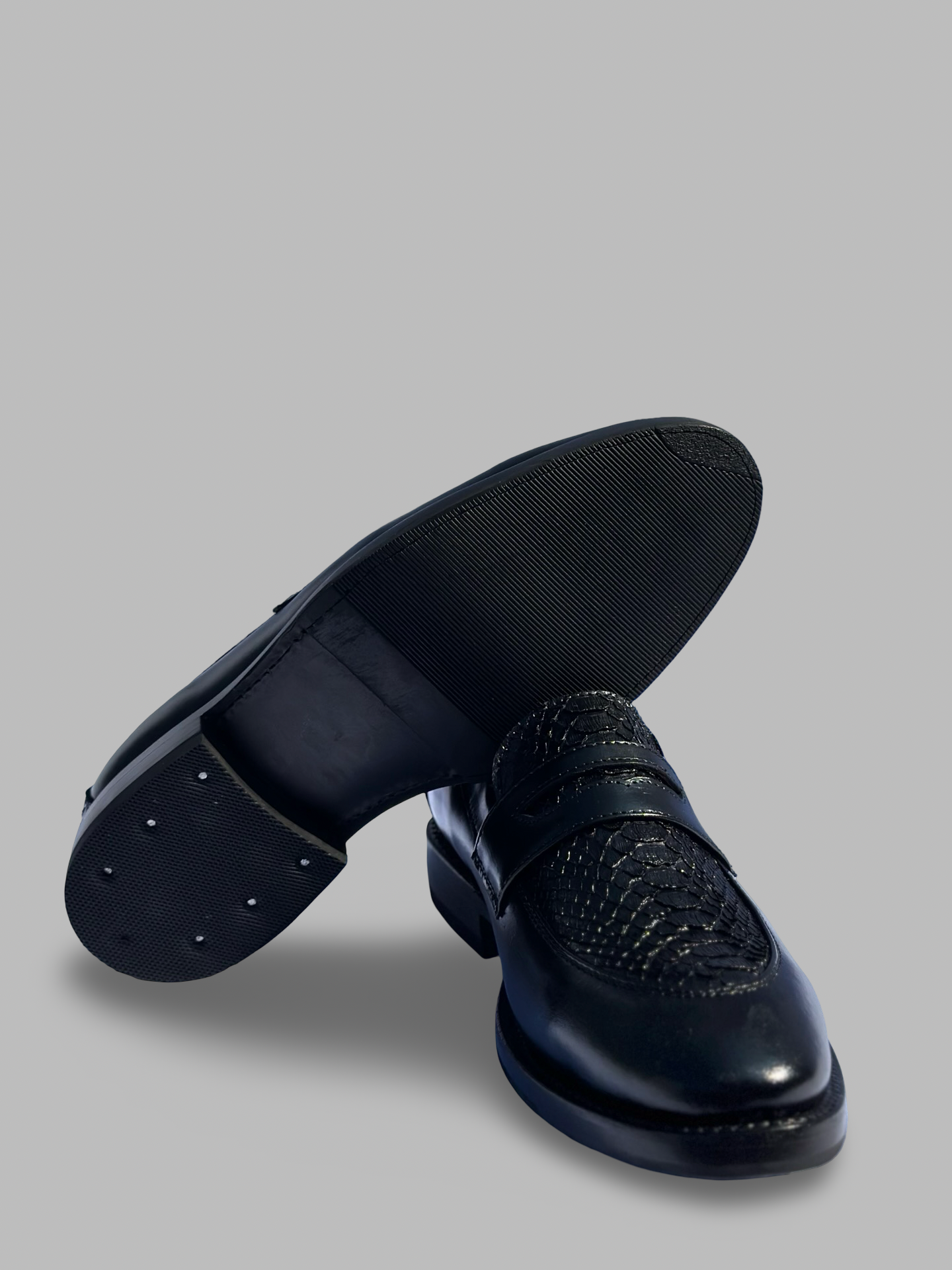 Mocasines | Black Python